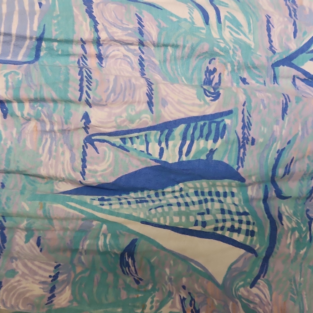 Lily Pulitzer Blue Nautical Tank Top Large - Picture 3 of 6